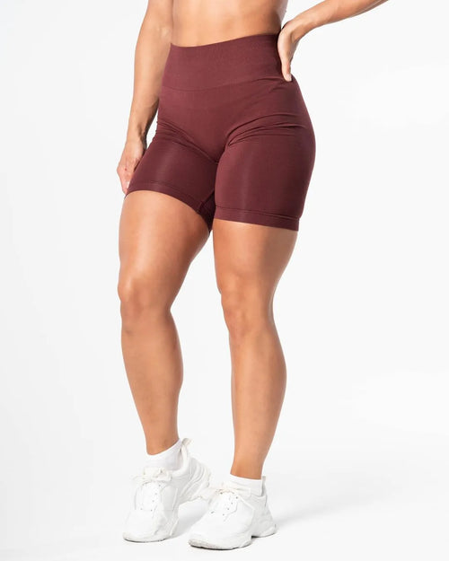 Prime Scrunch Shorts 7,5" - Burgundy