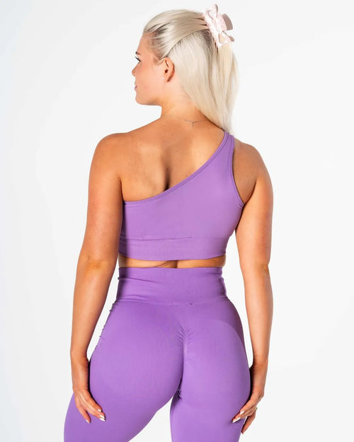 Radiant Single Strap Top - Mörklila