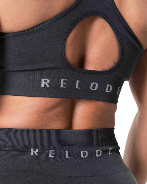 Prime Scrunch Top - Dark Grey