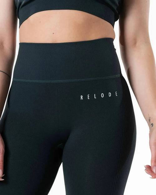 Slipstream Seamless Tights - Deep Green