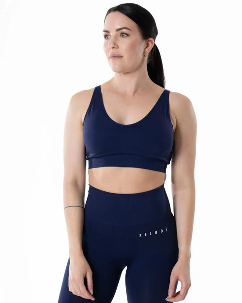 Slipstream Seamless Top - Navy Blue