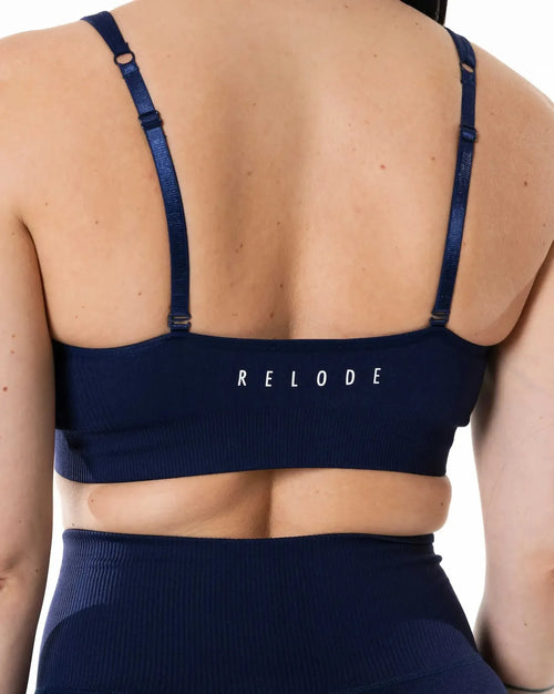 Slipstream Seamless Top - Marinblå