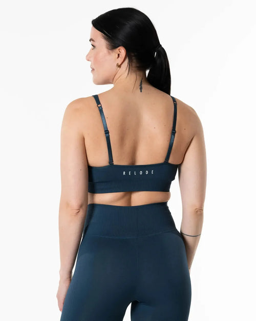 Slipstream Seamless Top - Petrolblå