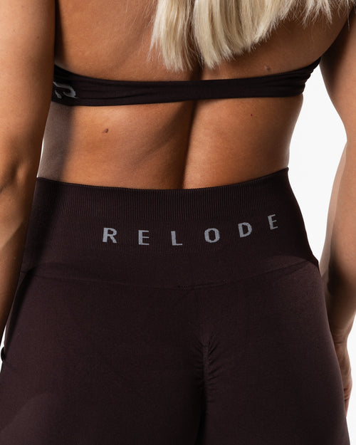 Prime Scrunch Tights - Deep Burgundy