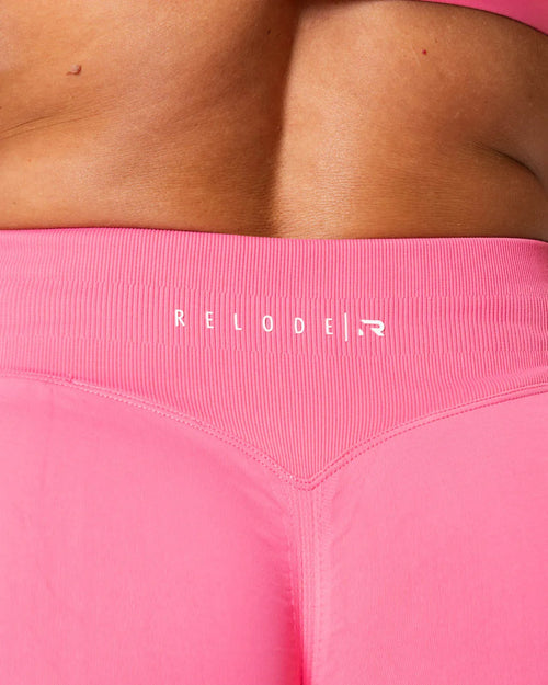 Aura Seamless Scrunch Tights - Blush Pink