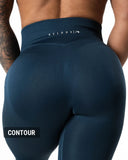 Hybrid Seamless Tights - Dark Navy