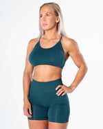 Prime Seamless Top - Teal Grön