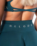 Prime Scrunch Shorts 7.5" - Teal Green