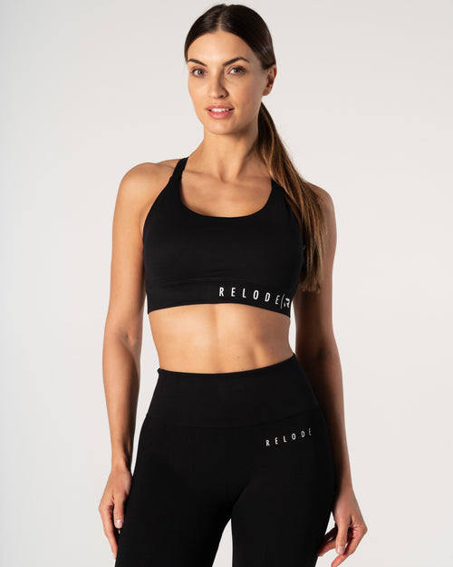 Core Sports Bra - Svart