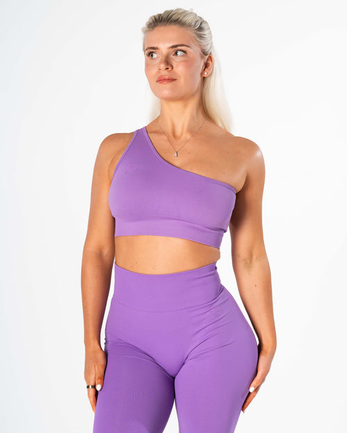 Radiant Single Strap Top - Mörklila