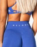 Prime Scrunch Tights - Cobalt