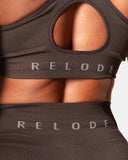 Prime Scrunch Top - Brun