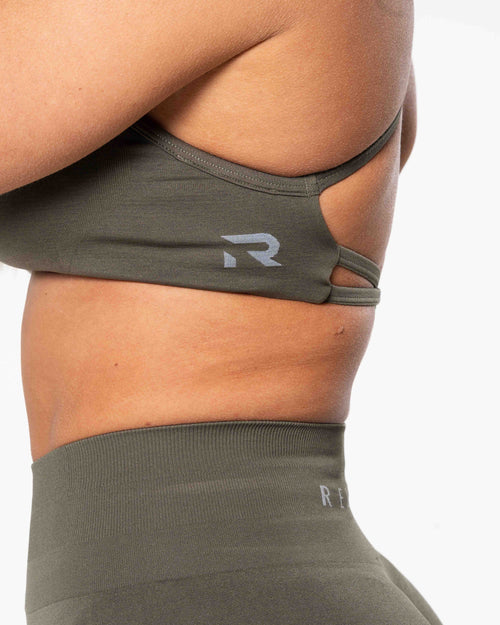 Prime Seamless Top - Khaki Green