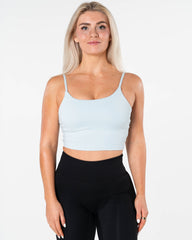 Core Crop Top - Light Blue