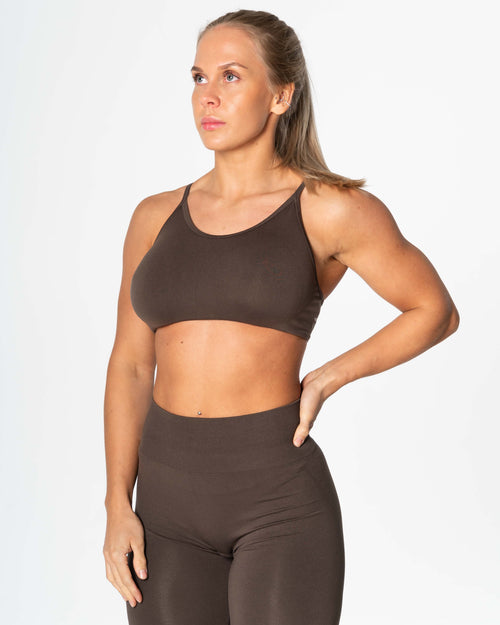 Prime Seamless Top - Brown