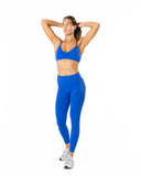 Aura Seamless Scrunch Tights - Cobalt