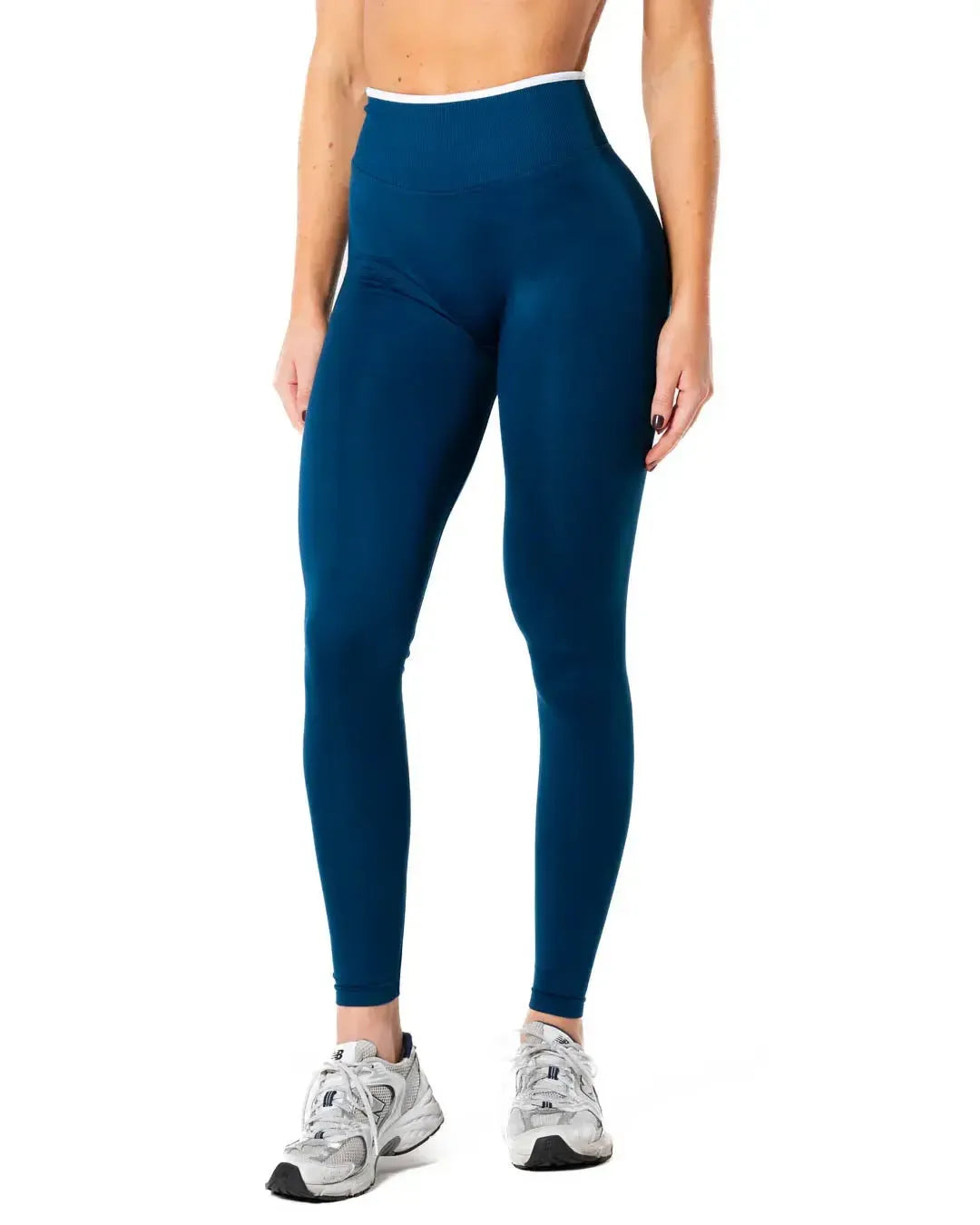 Hybrid Contrast Tights - Blue