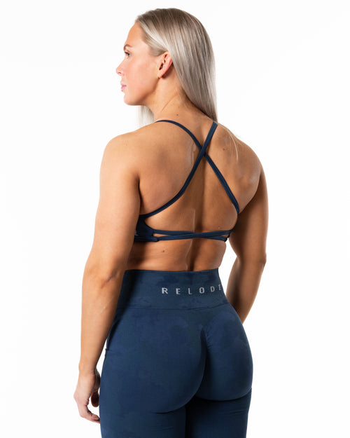 Prime Seamless Camo Top - Blue