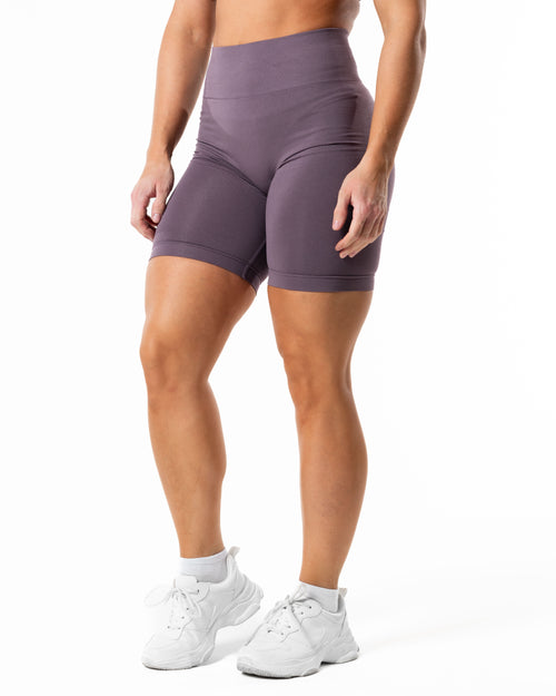 Prime Scrunch Shorts - Dusty Purple