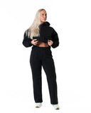 Clean Wide Sweatpants - Svart