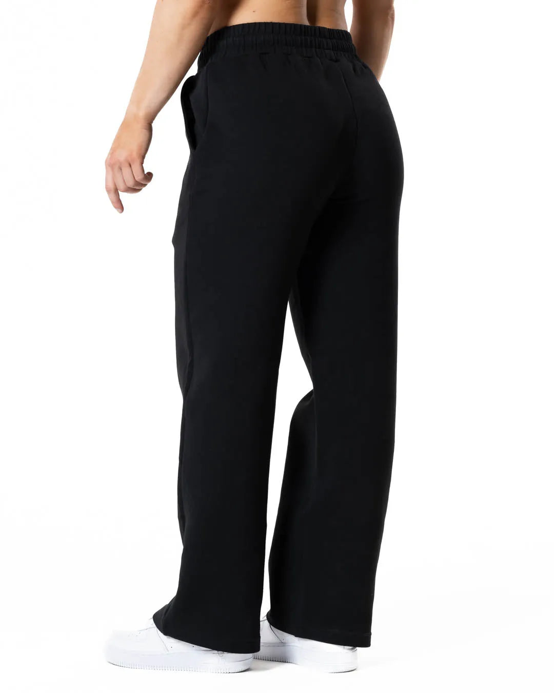Clean Wide Sweatpants - Black