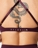 Aura Seamless Sports Bra - Fig Red