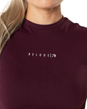 Aura Seamless T-shirt - Fig Red