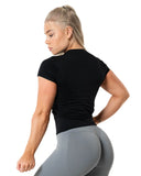Aura Seamless T-shirt - Black