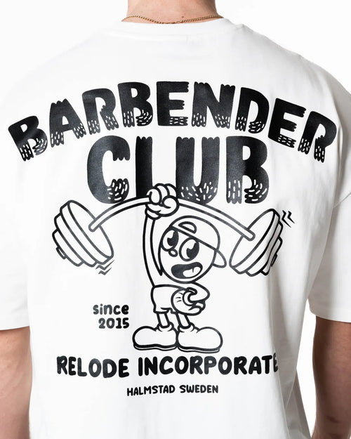 Barbender Oversized T-shirt - Vit