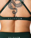 Aura Seamless Sports Bra - Pine Green