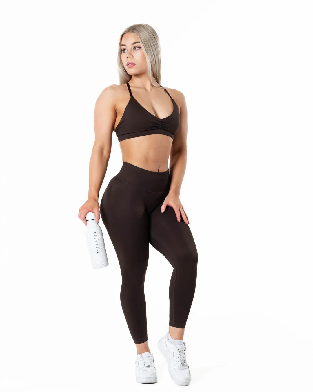 Aura Seamless Sports Bra - Brun