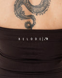 Aura Seamless Halterneck Top - Espresso brown