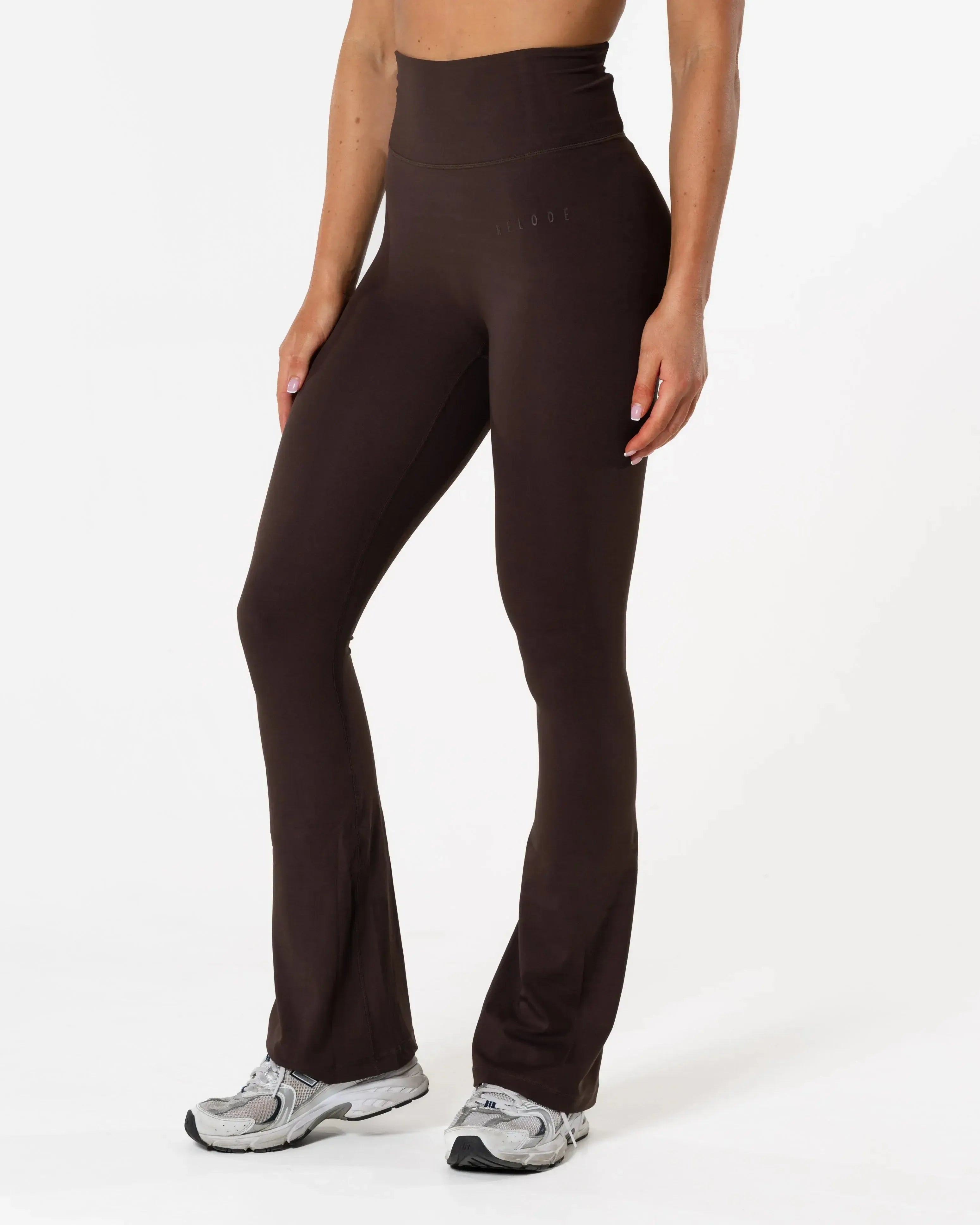 Clean Tights Flared Tall - Brown