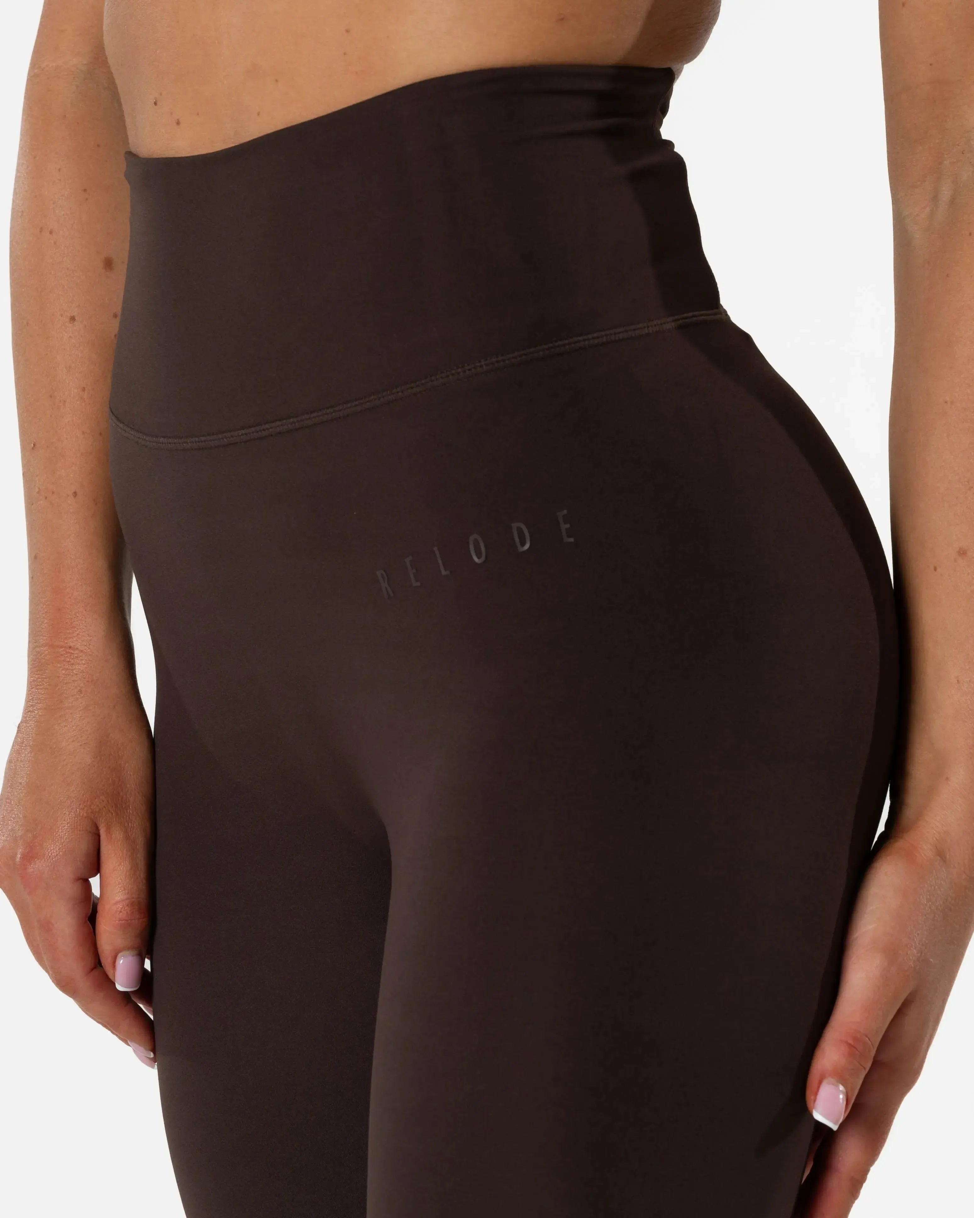 Clean Tights Flared Tall - Brown