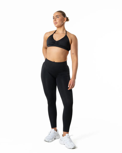 Hybrid Seamless Tights · Jet Black