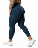 Hybrid Seamless Tights - Dark Navy