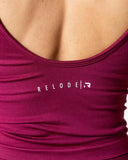 Hybrid Seamless Tank Top - Red Plum