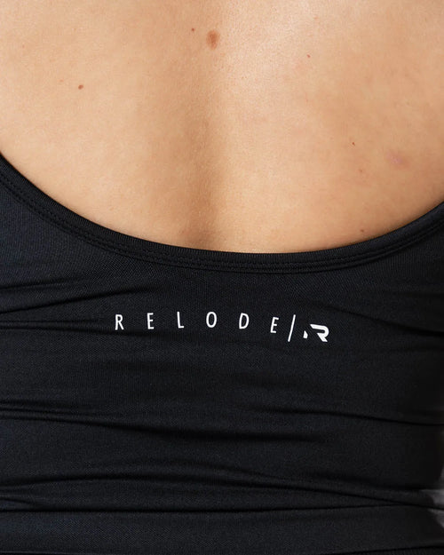 Hybrid Seamless Tank Top · Jet Black