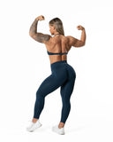 Hybrid Seamless Tights - Dark Navy