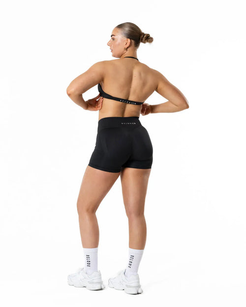 Hybrid Seamless Shorts · Jet Black