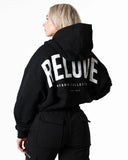 Hybrid Oversized Hoodie - Svart
