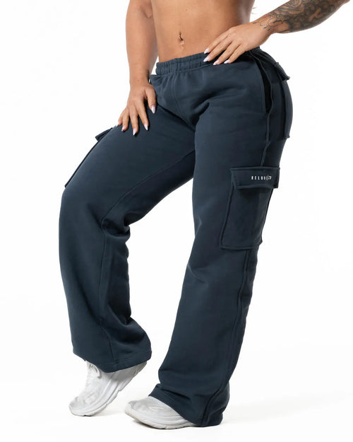 Hybrid Cargo Joggers · Slate Blue