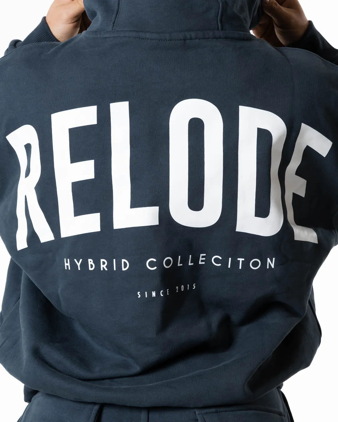 Hybrid Oversized Hoodie - Slate Blue
