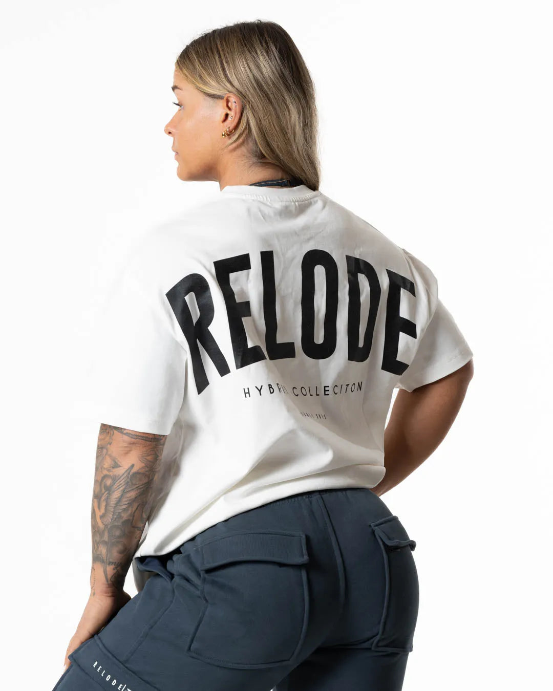 Hybrid Oversized T-shirt · Vit