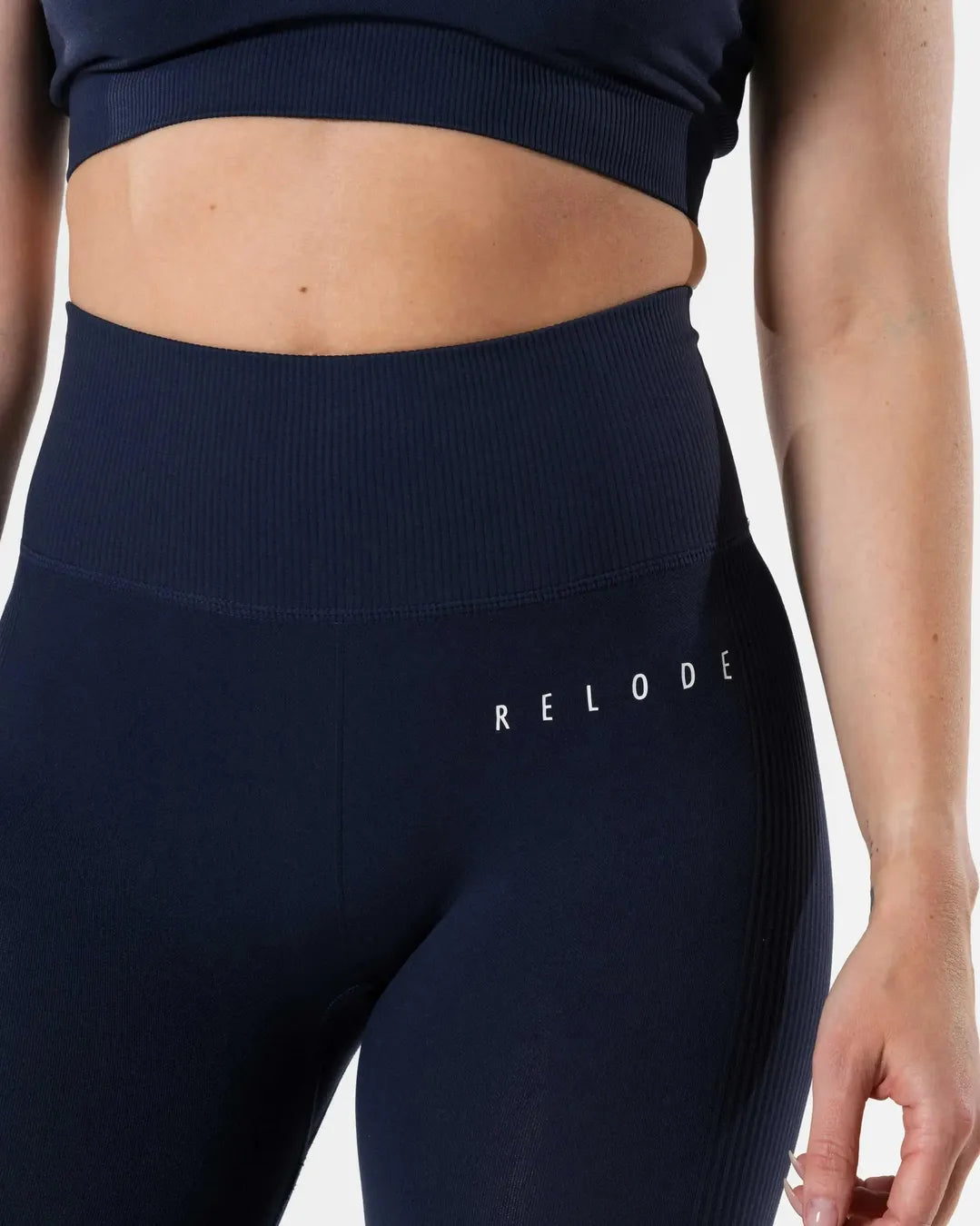 Slipstream Seamless Tights - Deep Blue