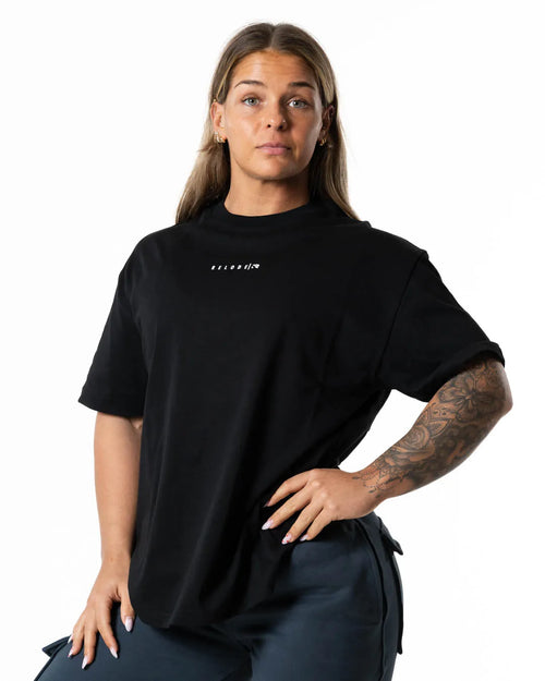Hybrid Oversized T-shirt · Svart