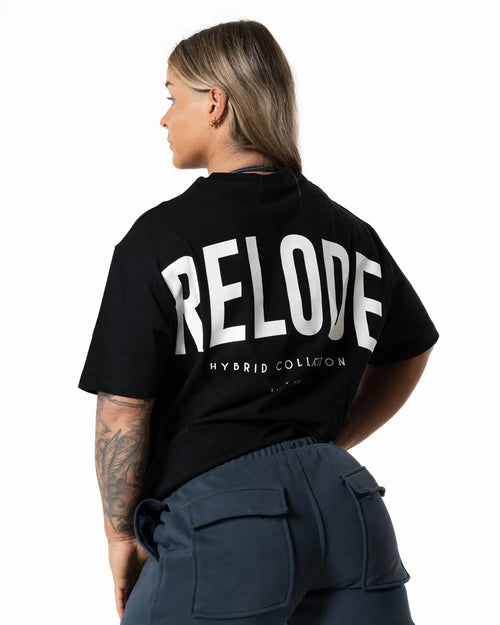 Hybrid Oversized T-shirt · Svart
