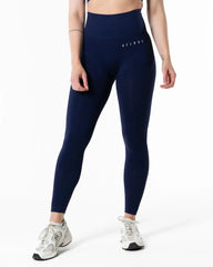 Slipstream Seamless Tights - Marinblå