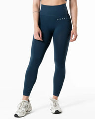 Slipstream Seamless Tights - Petrolblå