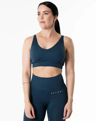 Slipstream Seamless Top - Petrol Blue